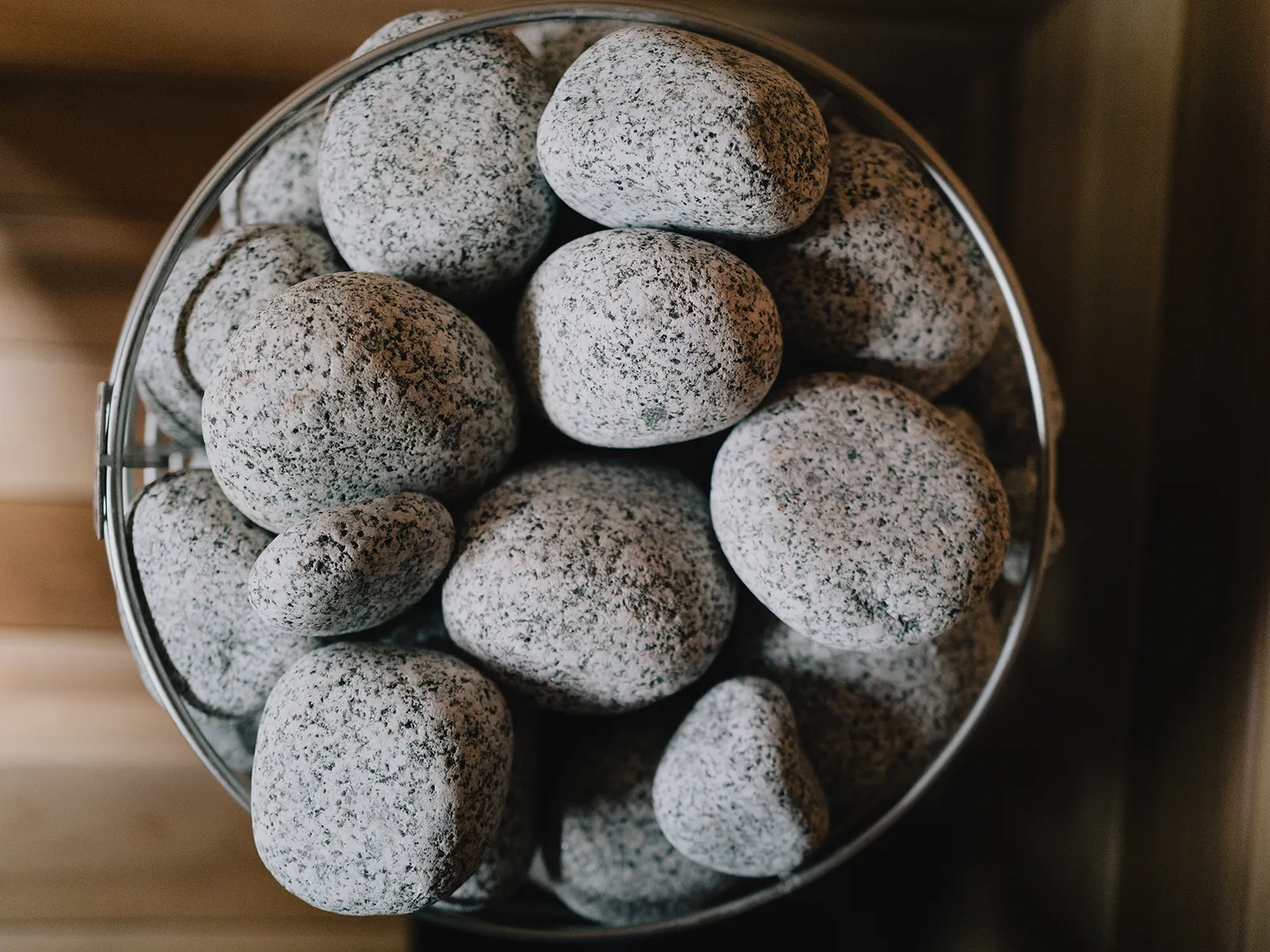 Beautiful HUUM heater with sauna stones