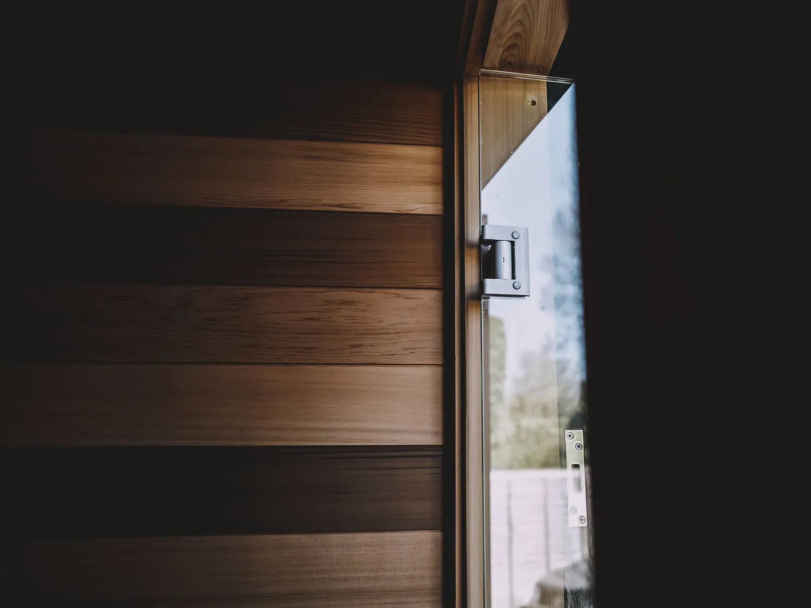 Wildhut sauna built with premium cladding