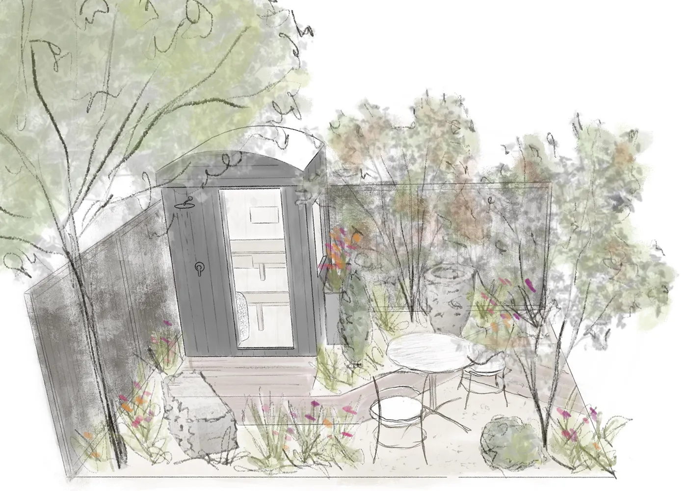 Harrogate Spring Show – APL feature garden The Breathing Space by Melissa Morton Garden Design